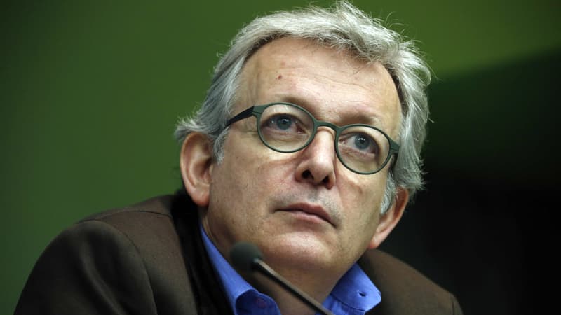 Pierre Laurent lors d'une conférence de presse le 30 janvier 2015.