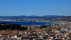 La "baie des anges" à Nice, le 19 avril 2024