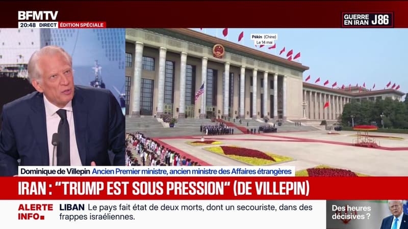 Iran: "Cette aventure américaine est un fiasco", observe Dominique de Villepin, ancien Premier ministre