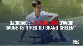 Djokovic : « Je suis béni d’avoir gagné 15 titres du Grand Chelem »