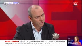 Laurent Berger: "Ce qui se passe ce week-end, c'est douloureux (...) ce n'est pas une action syndicale" 