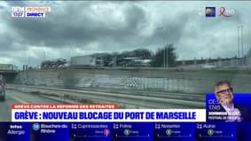 Grève contre la réforme des retraites: nouveau blocage du port de Marseille
