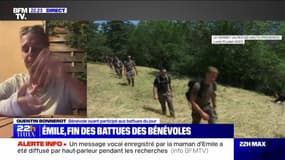 Émile, fin des battues des bénévoles - 10/07