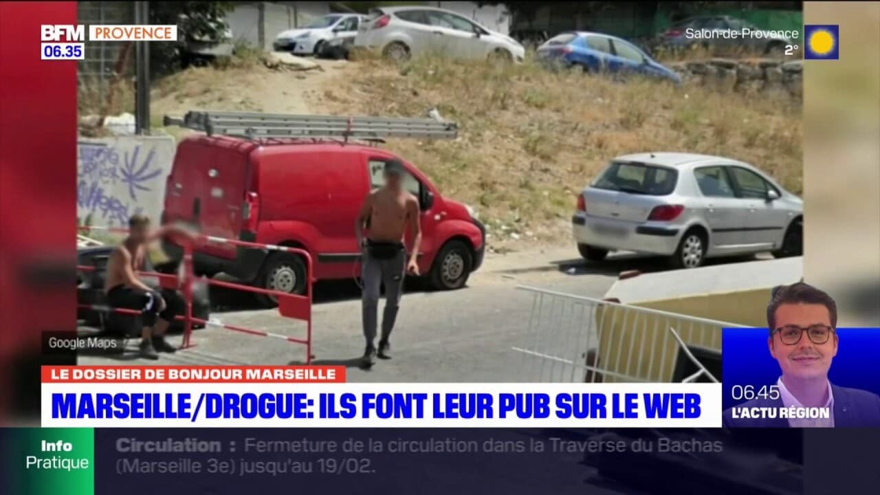 Marseille les dealers font leur publicité sur