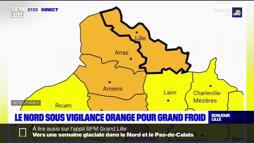 Le Nord Et Le Pas De Calais Toujours En Vigilance Orange Grand Froid