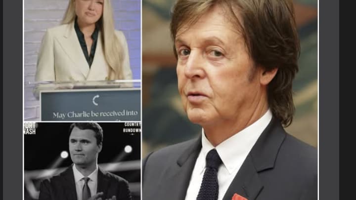 Une page Facebook diffusant une fausse information faisant état d'un faux hommage à Charlie Kirk par Paul McCartney
