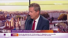 Face à Apolline : Nicolas Dupont-Aignan - 10/09