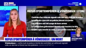 Refus d'obtempérer à Vénissieux : un mort