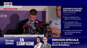 Oléron: "Le pronostic vital des deux victimes en urgence absolu n'est pas engagé", assure le procureur de la République de La Rochelle