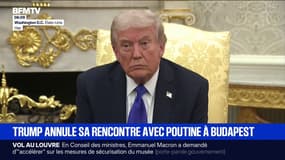 Donald Trump déplore des discussions avec Vladimir Poutine qui "ne vont nulle part" et annonce l'annulation de leur rencontre prévue en Hongrie