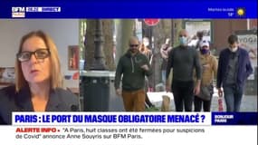 Port du masque à Paris: "Il faut avoir un réflexe, un peu comme la ceinture de sécurité", assure Anne Souyris