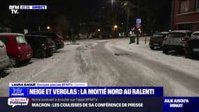 Amiens: le verglas s'est installé sur les routes de la ville