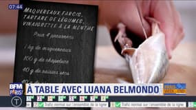 A table avec Luana Belmondo: Maquereaux farcis, tartare de légumes et vinaigrette à la menthe