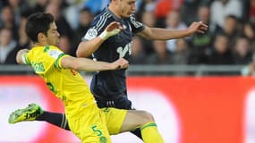 Florian Thauvin en duel avec Olivier Veigneau a marqué à Nantes