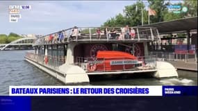 Bateaux parisiens: le retour des croisières
