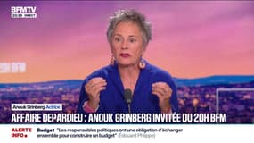 Affaire Gérard Depardieu: "On a affaire à un avocat qui ne recule devant aucune cruauté et aucun mensonge", déplore Anouk Grinberg, actrice