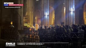 Obsèques du petit Émile: la messe se poursuit avec l'eucharistie dans la basilique