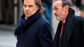 Vincent Labrune, président de l'OM, et Jean-Louis Triaud, président de Bordeaux