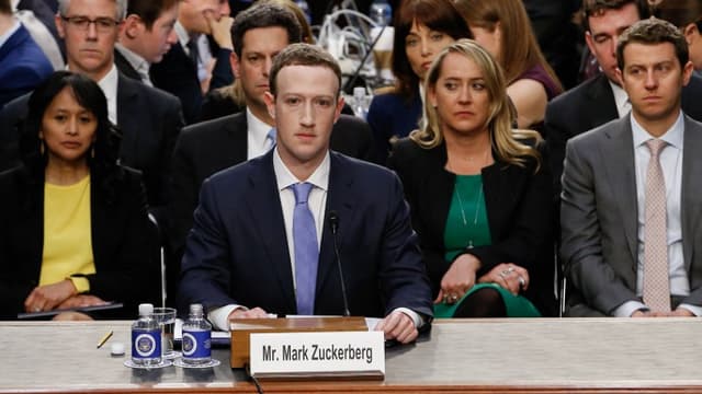 Début avril, Mark Zuckerberg était auditionné par le Sénat américain. 