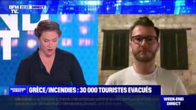 Grèce/incendies : 30 000 touristes évacués - 23/07