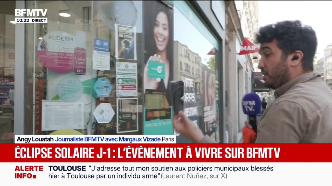 Éclipse solaire: de nombreux commerces sont en rupture de stock de lunettes