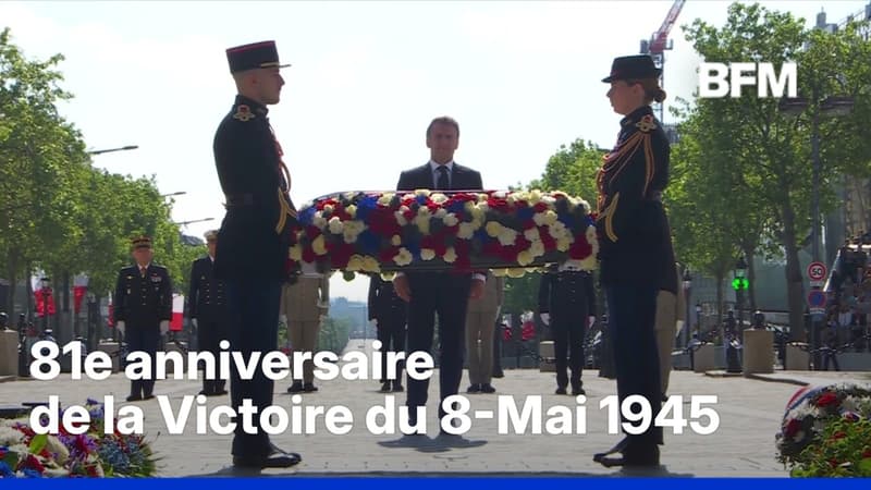 Emmanuel Macron commémore pour la dernière fois la Victoire du 8-Mai 1945