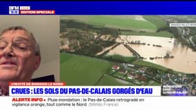 Crues: les solds du Pas-de-Calais gorgés d'eau
