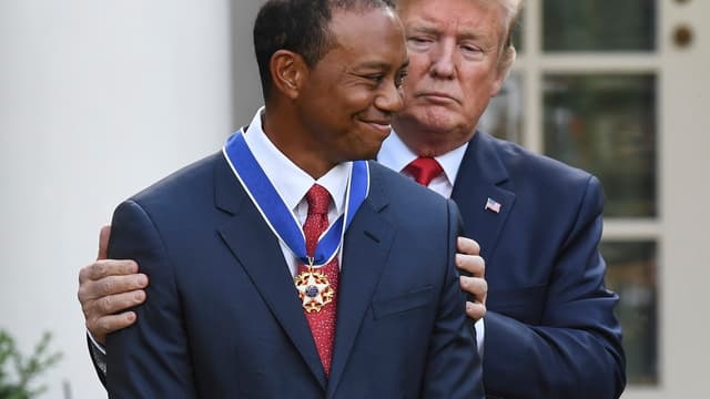 Tiger Woods et Donald Trump