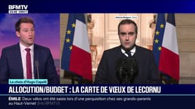 LE CHOIX D'HUGO CAPELLI - Allocution, budget: la carte de vœux de Sébastien Lecornu