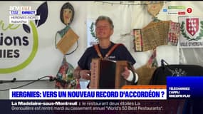 Nord: vers un nouveau record d'accordéon à Hergnies