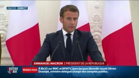 Emmanuel Macron réplique aux critiques sur sa non-réaction à l’attaque au hachoir à Paris