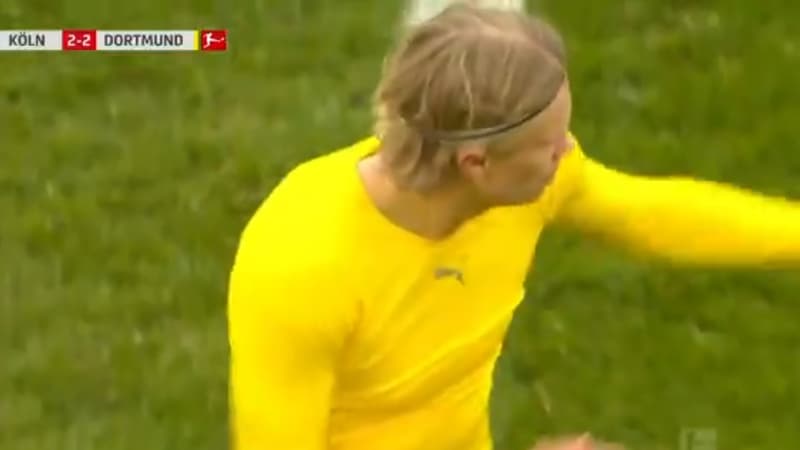 Dortmund: Haaland s’est excusé après avoir jeté son maillot à un adversaire