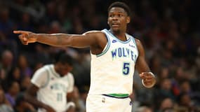 Anthony Edwards le 15/11/2023 lors d'une rencontre entre les Wolves et les Phoenix Suns