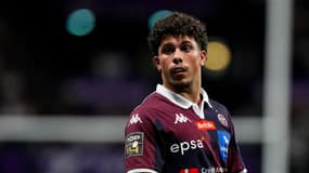 Valentin Hutteau avec l'UBB en septembre 2025.