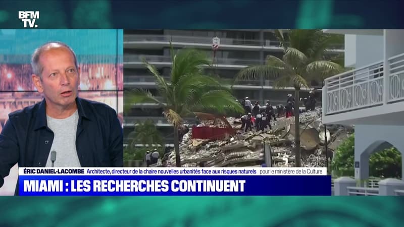 Effondrement d'un immeuble à Miami: les recherches se poursuivent - 03/07