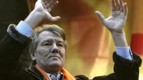 Victor Iouchtchenko, le 28 novembre 2004, était président d'Ukraine entre 2005 et 2010.