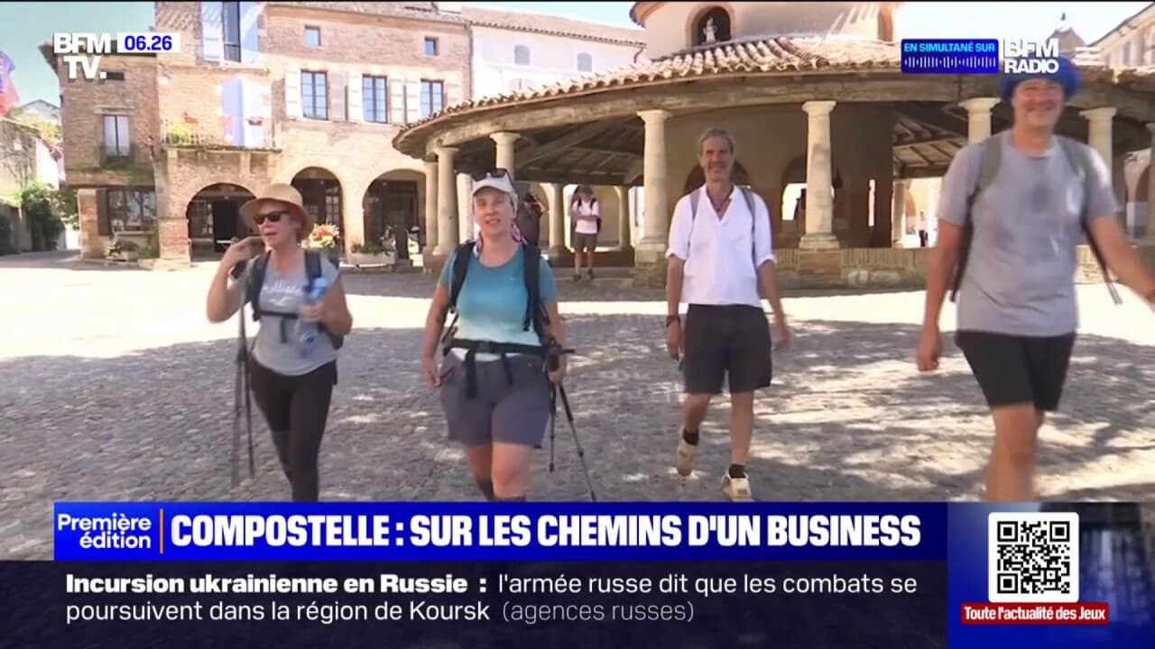 Compostelle: pélerins et amateurs de randonnées se croisent sur les ...