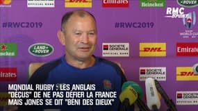 Mondial rugby : Les Anglais "déçus" de ne pas défier la France mais Jones se dit "béni des dieux"