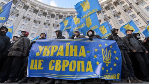 Les manifestants à Kiev le 2 décembre 2013.