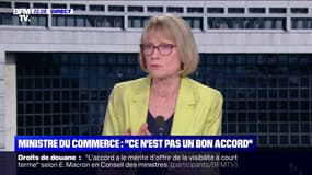 Droits de douane de 15% pour l'UE: "On veut protéger nos entreprises et nos emplois", explique Véronique Louwagie, ministre du Commerce
