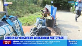 Crue en Île-de-France: encore un week-end de nettoyage