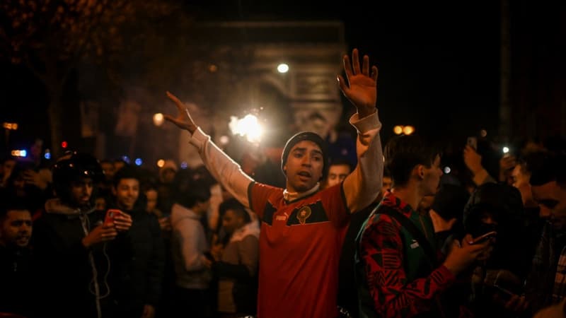 Maroc qualifié en demi-finales: de Paris à Casablanca, la liesse des supporters marocains