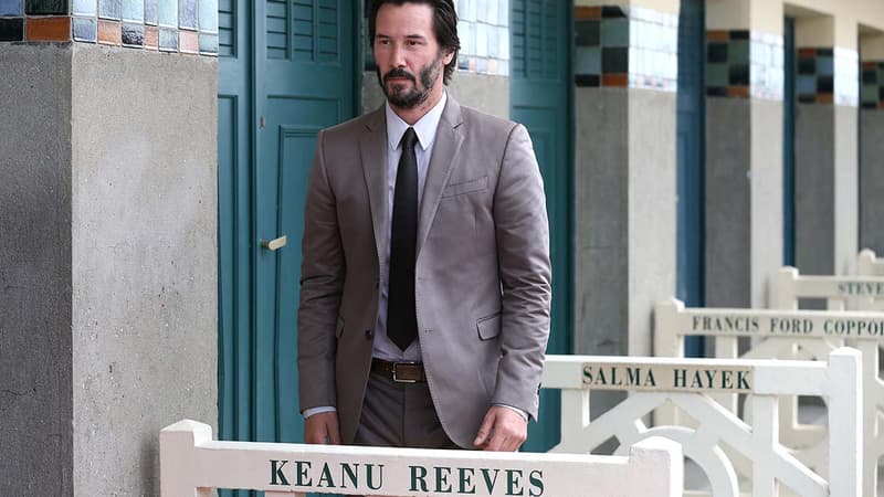 L'acteur et producteur canadien Keanu Reeves, le 4 septembre 2015 à Deauville