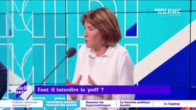 Boom des ventes de cigarette électronique jetable chez les jeunes : "Je préfère voir un jeune avec une puff qu'avec une vraie cigarette ou un joint" déclare Catherine Rambert.