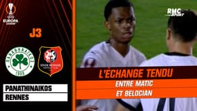 Panathinaikos - Rennes : L'échange tendu entre Matic et Belocian