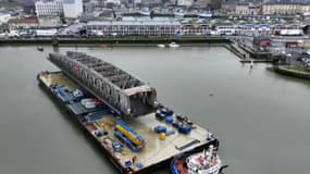 Le pont Colbert en plein chantier de rénovation. (Illustration)