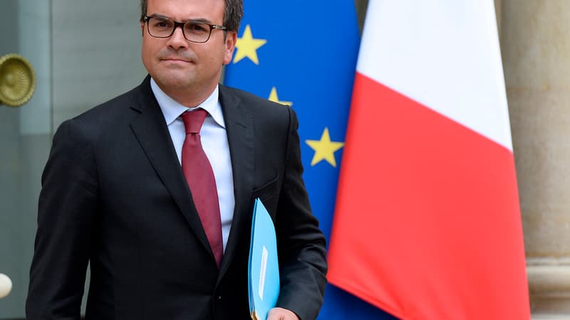 Thomas Thévenoud à la sortie du conseil des ministres, le 27 août 2014.