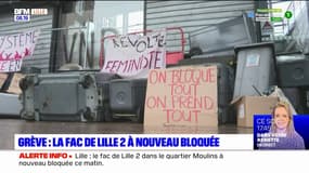 Lille: la fac de Lille 2 à nouveau bloquée ce jeudi matin