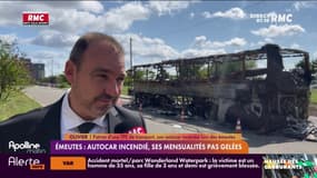 RMC s'engage pour vous: Olivier doit continuer de rembourser son autocar brûlé par les émeutiers