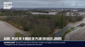 Plus de quatre mois de pluie sont tombés en deux jours dans l'Aude